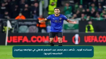 مساندة قوية.. شاهد دعم محمد عبد المنعم للأهلي في مواجهة بيراميدز الحاسمة (فيديو)